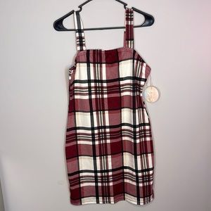 Plaid mini dress